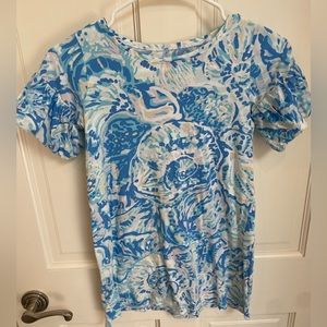 Lilly Pulitzer Girl’s Lightweight Summer Dress with Puffy Sleeves